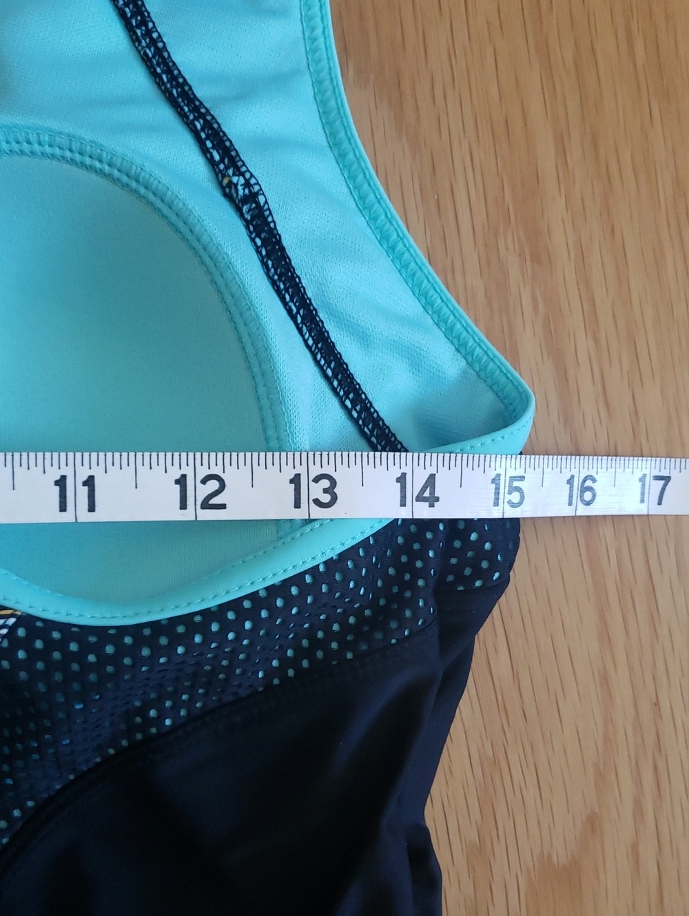 ZEROXPOSUR Black Swim Tank and Shorts with Aqua Trim - Picture 4 of 7